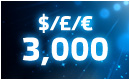 Get a welcome bonus of up to $/£/€3,000 